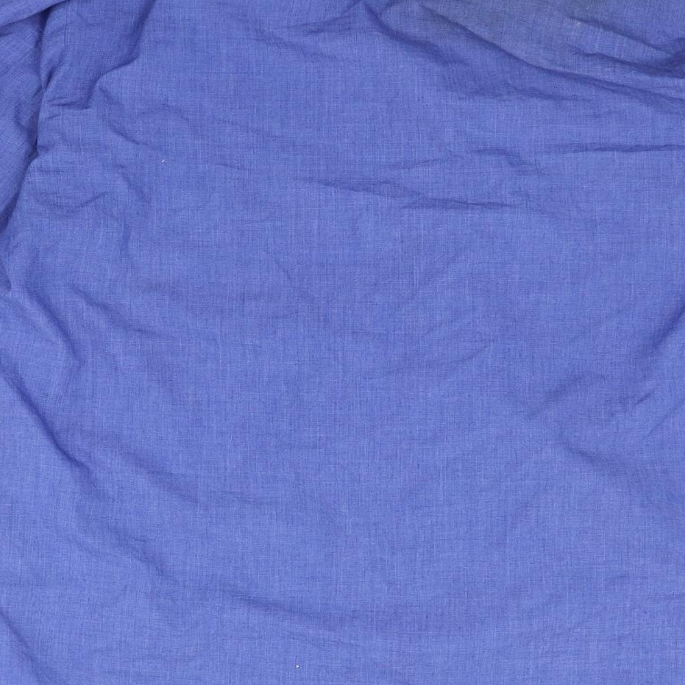 Savanti Mens Blue Button-Up Size 17 - washable mark