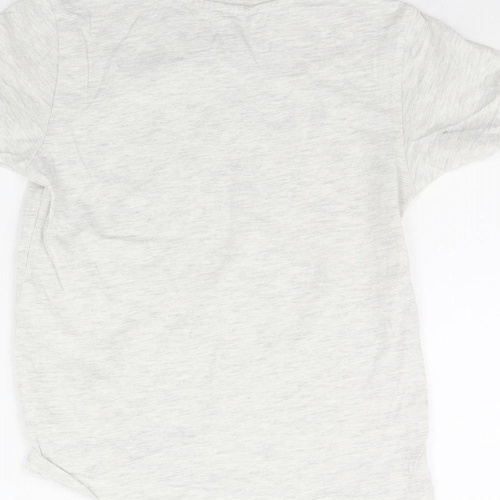 Primark Boys Grey Basic T-Shirt Size 7 Years