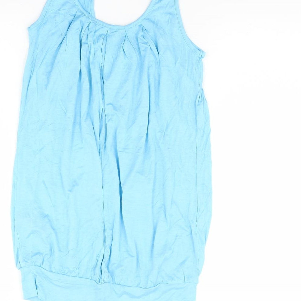 Very Womens Blue Basic Tank Size 8