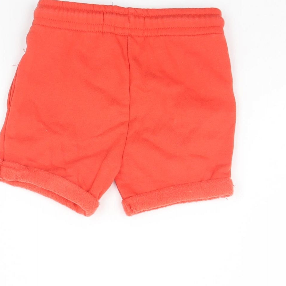 Primark Boys Orange Sweat Shorts Size 3 Years