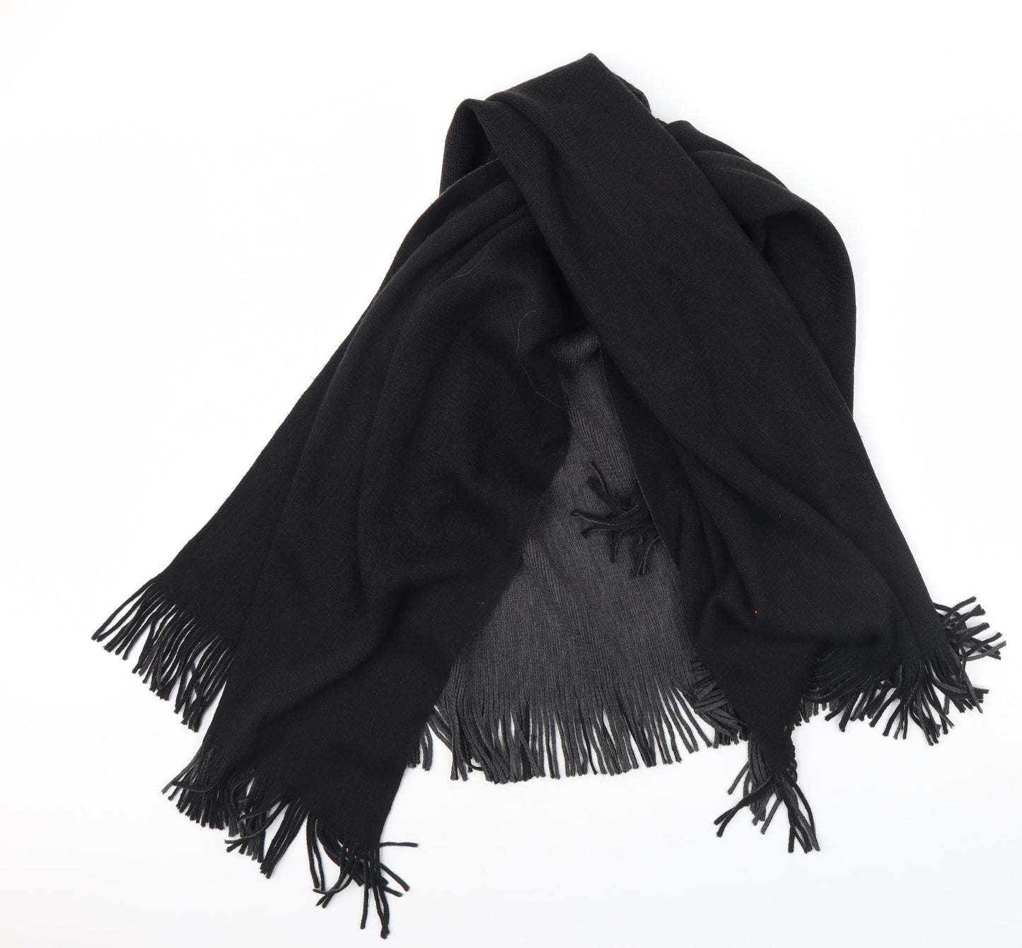 Preworn Womens Black Scarf