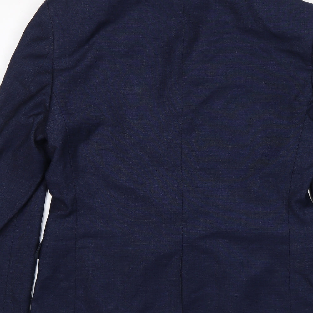 H&M Mens Blue Jacket Blazer Size 36