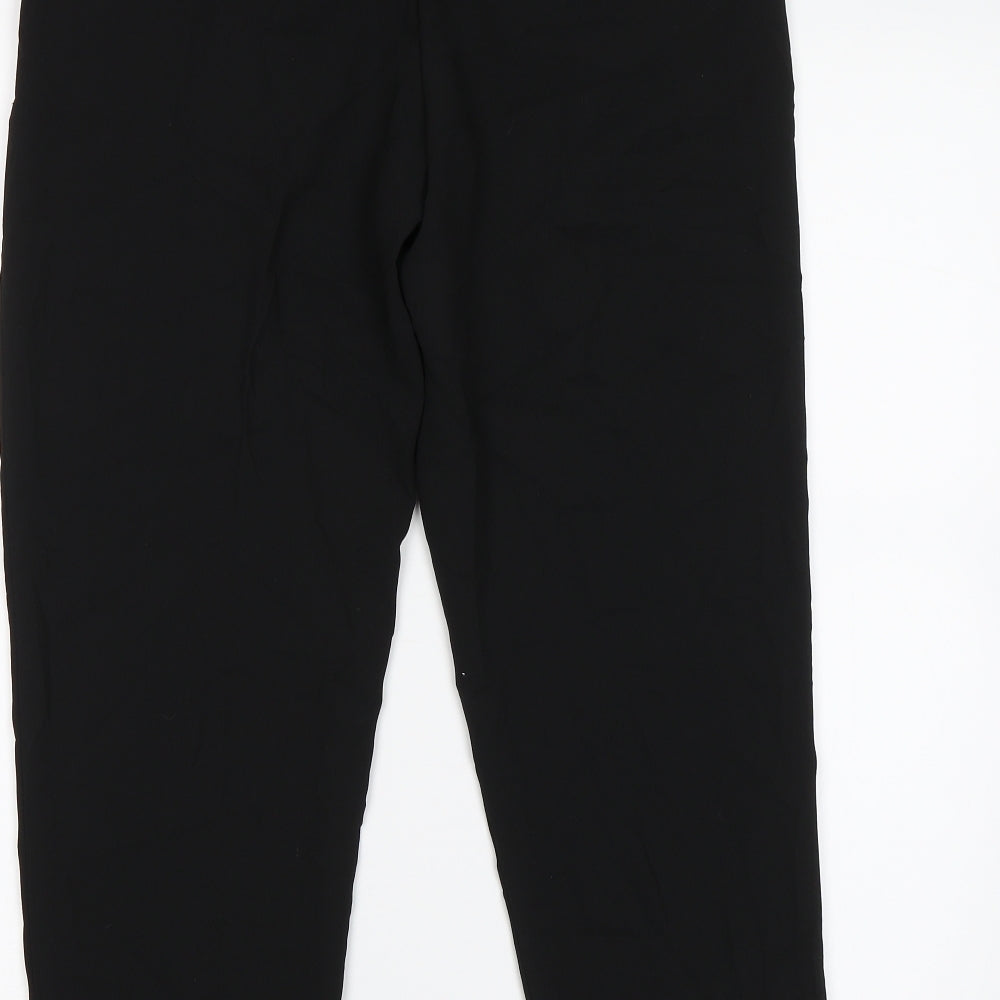 H&M Womens Black Dress Pants Trousers Size 8 L24 in