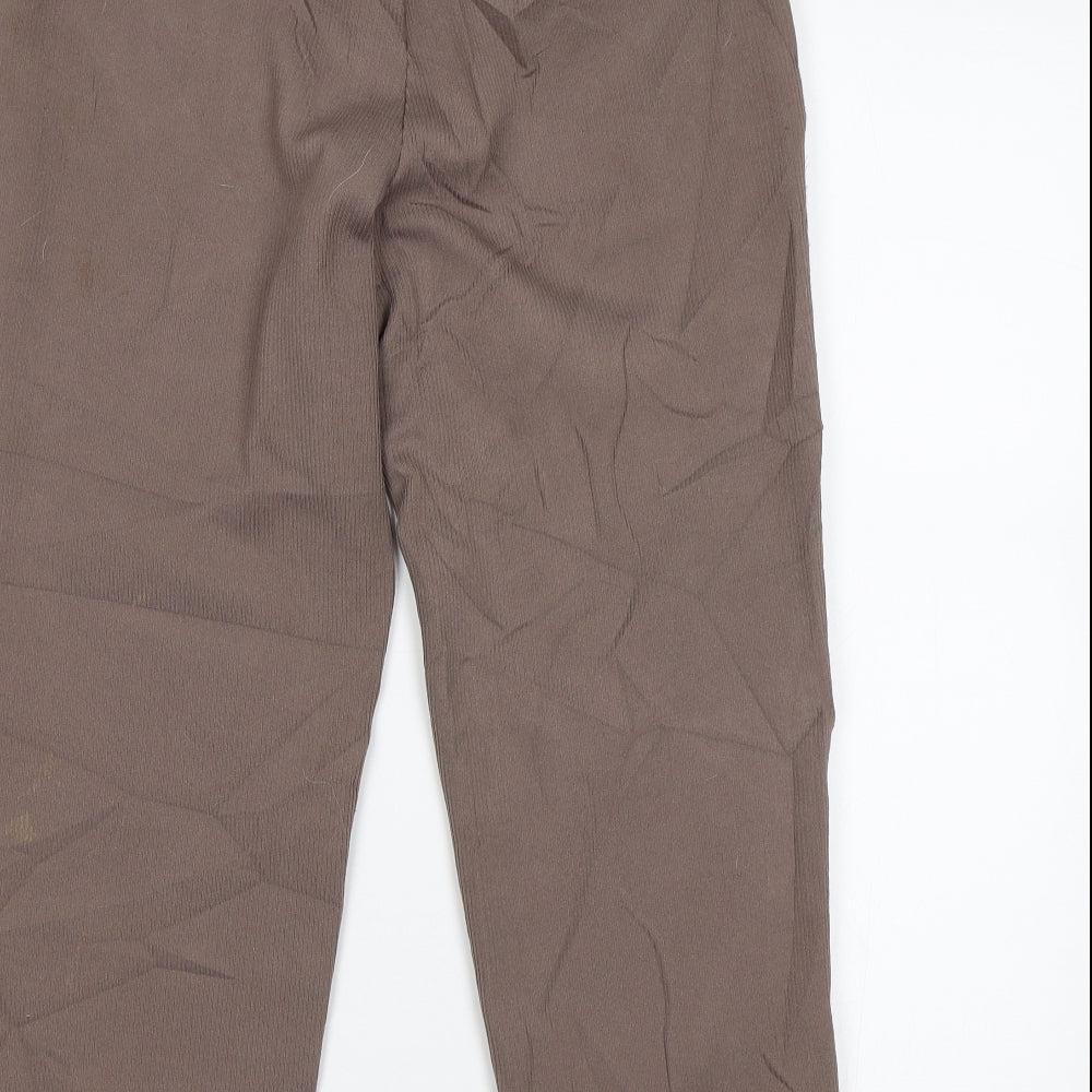 C&A Womens Brown Trousers Size 18 L23 in