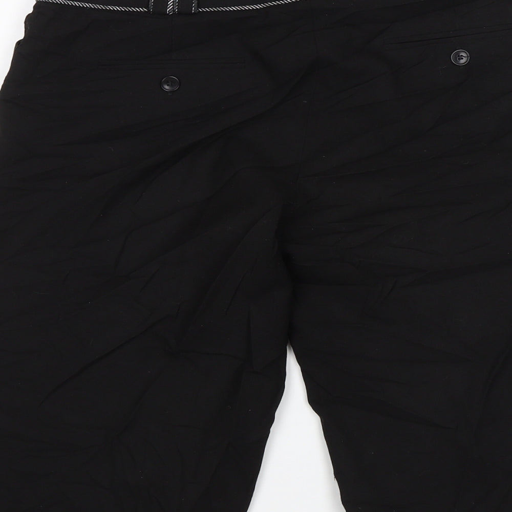 Caroll Womens Black Chino Shorts Size 30 in