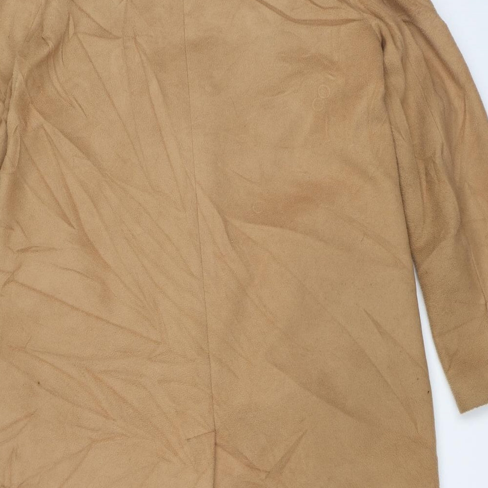 New Look Womens Brown Overcoat Jacket Size 12