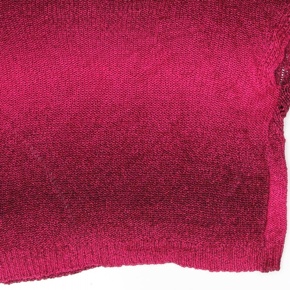 Per Una Womens Pink Pullover Jumper Size 14