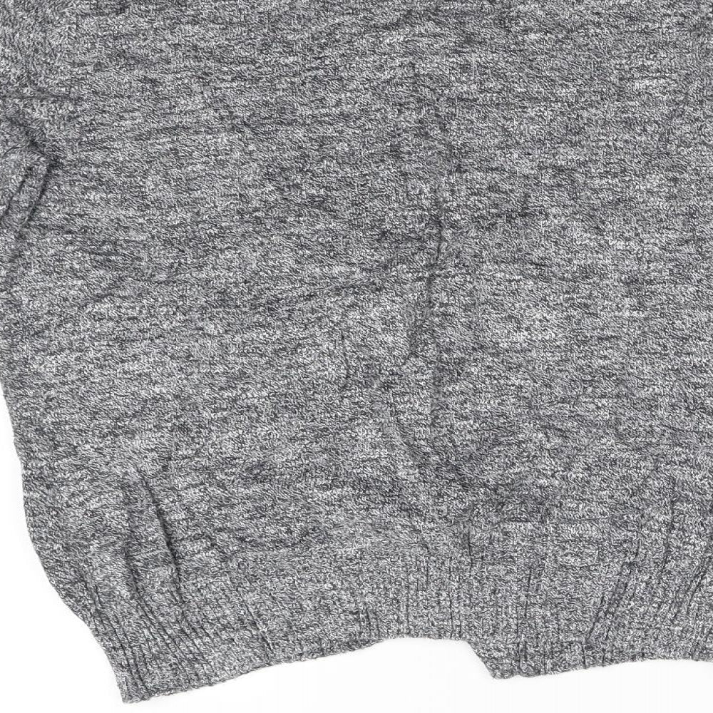 Divided Womens Grey Knit Cardigan Jumper Size M