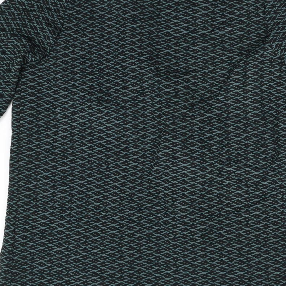 Primark Womens Green Geometric Jacket Size 10