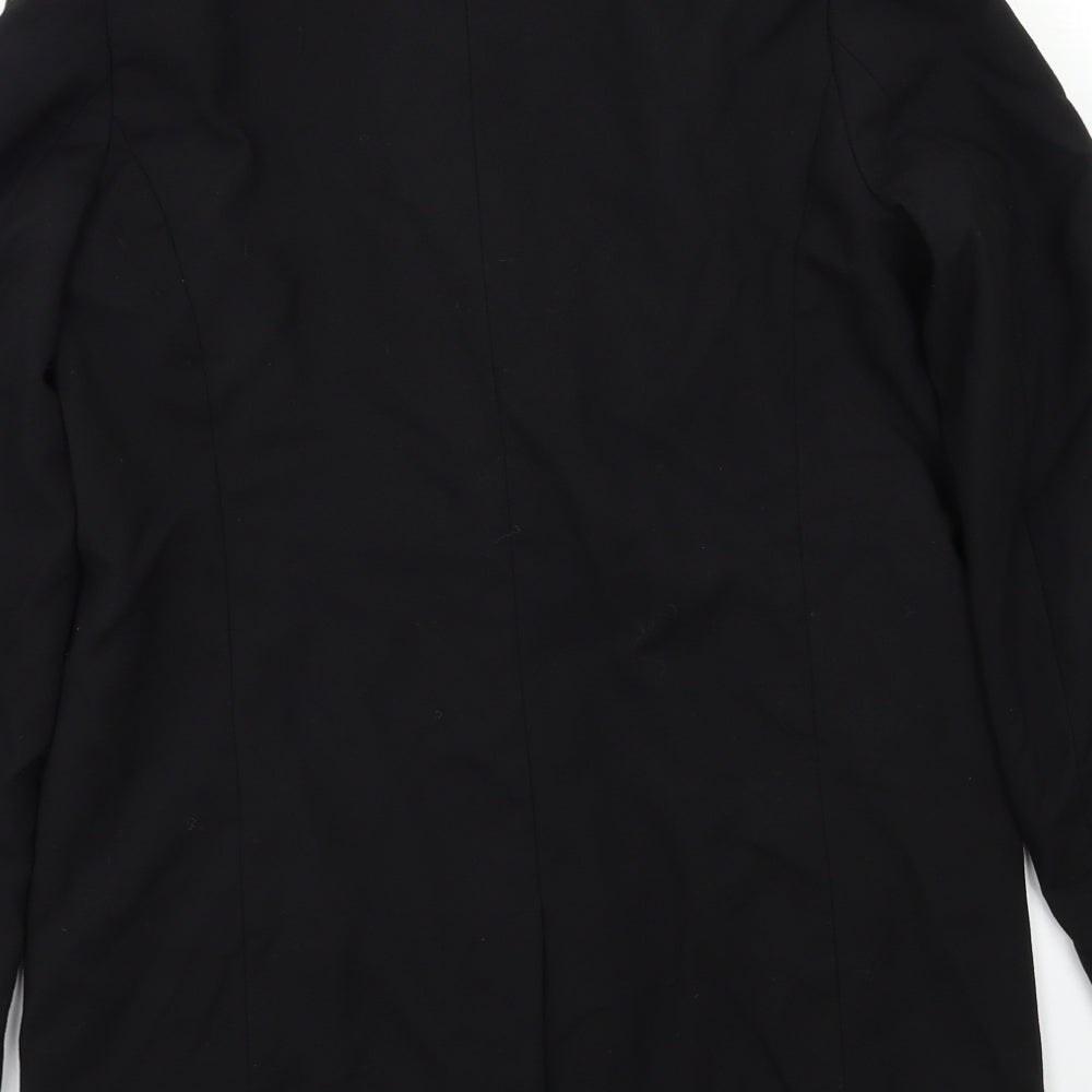 H&M Womens Black Gilet Blazer Size 8