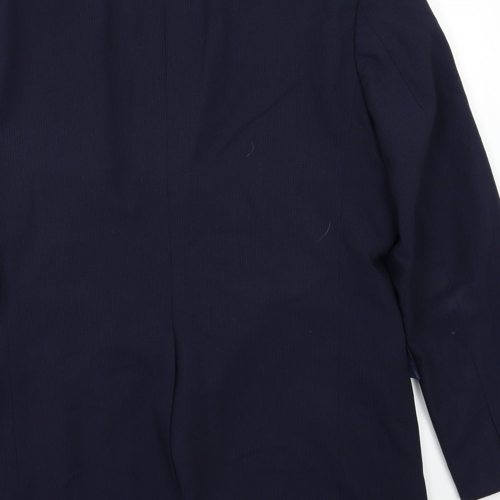 Lloyds Mens Blue Striped Jacket Blazer Size 42