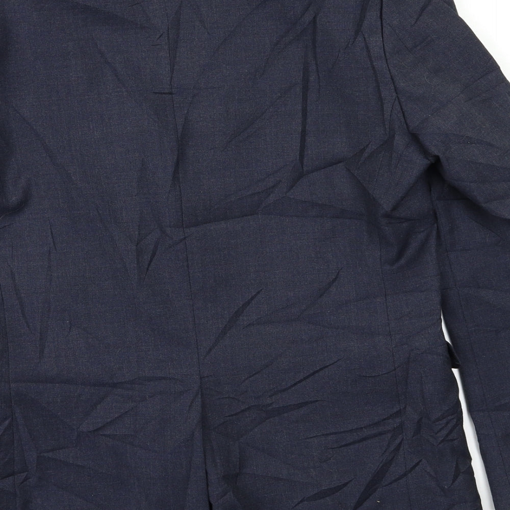 Cedarwood State Mens Blue Jacket Blazer Size 40