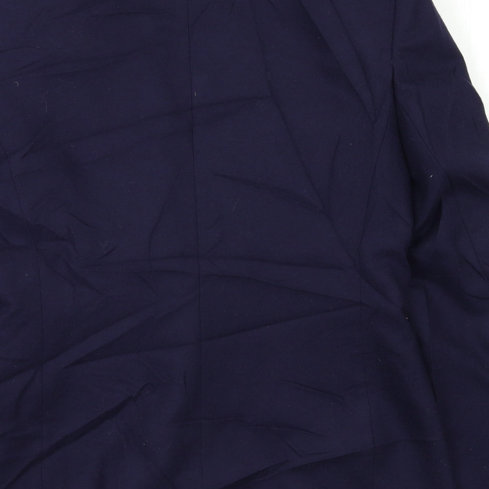 Preworn Womens Blue Kimono Blazer Size S