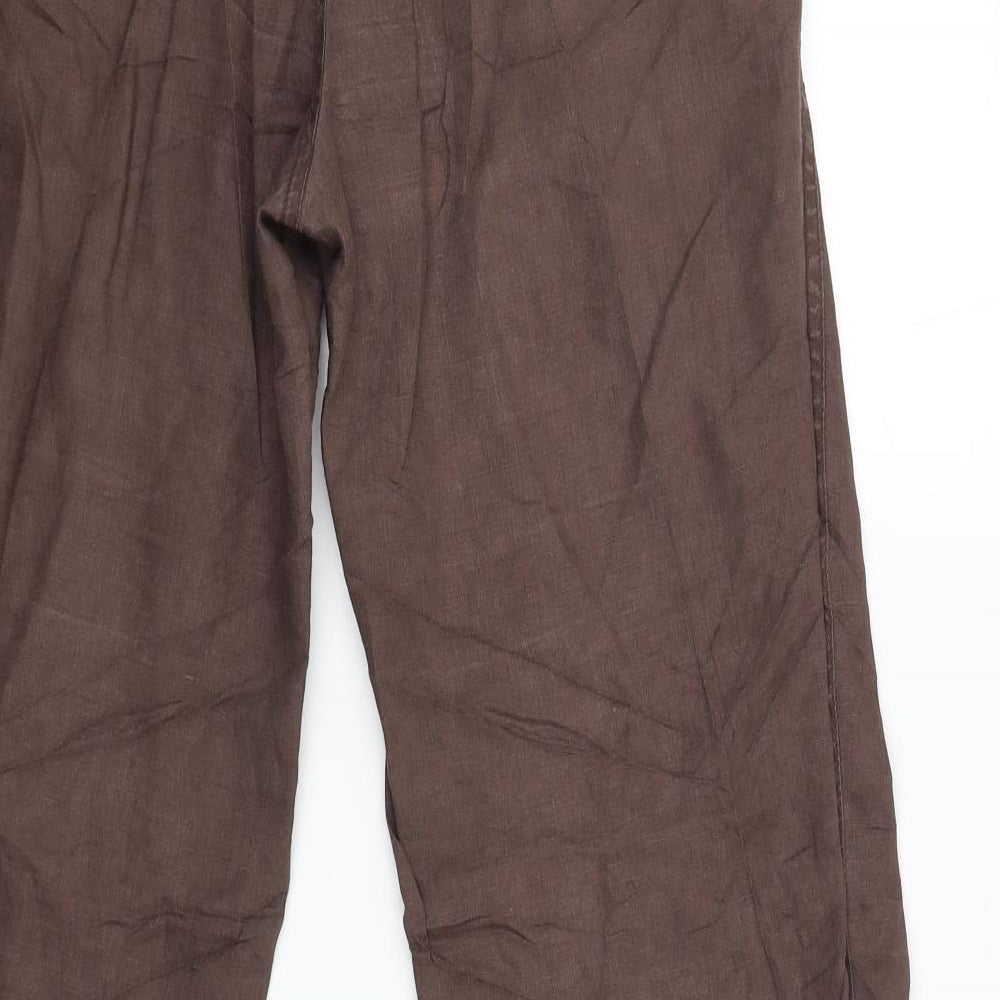 Vacknox Womens Brown Chino Trousers Size 36 L31 in