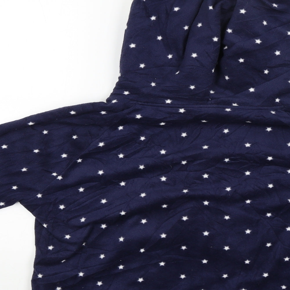 Marks & Spencer Womens Blue Pullover Hoodie Size 14