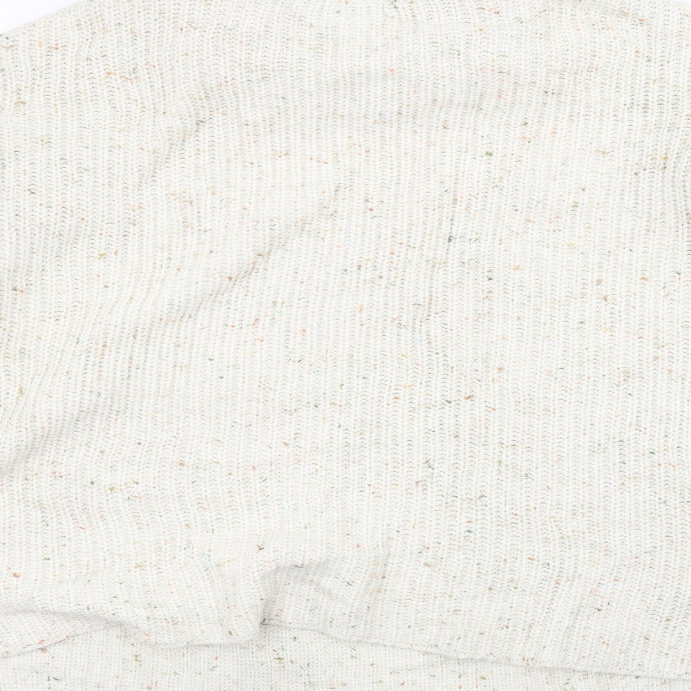 Warehouse Womens White Pullover Jumper Size 10