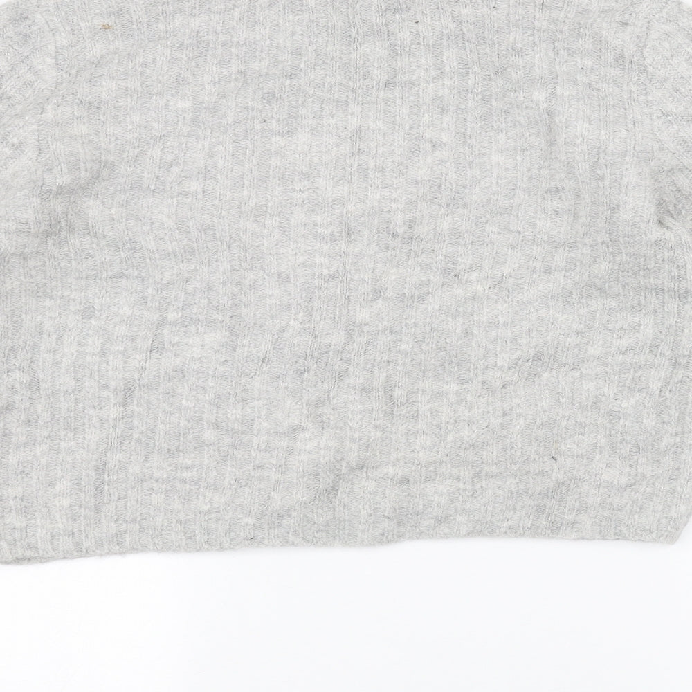H&M Womens Grey Pullover Jumper Size S