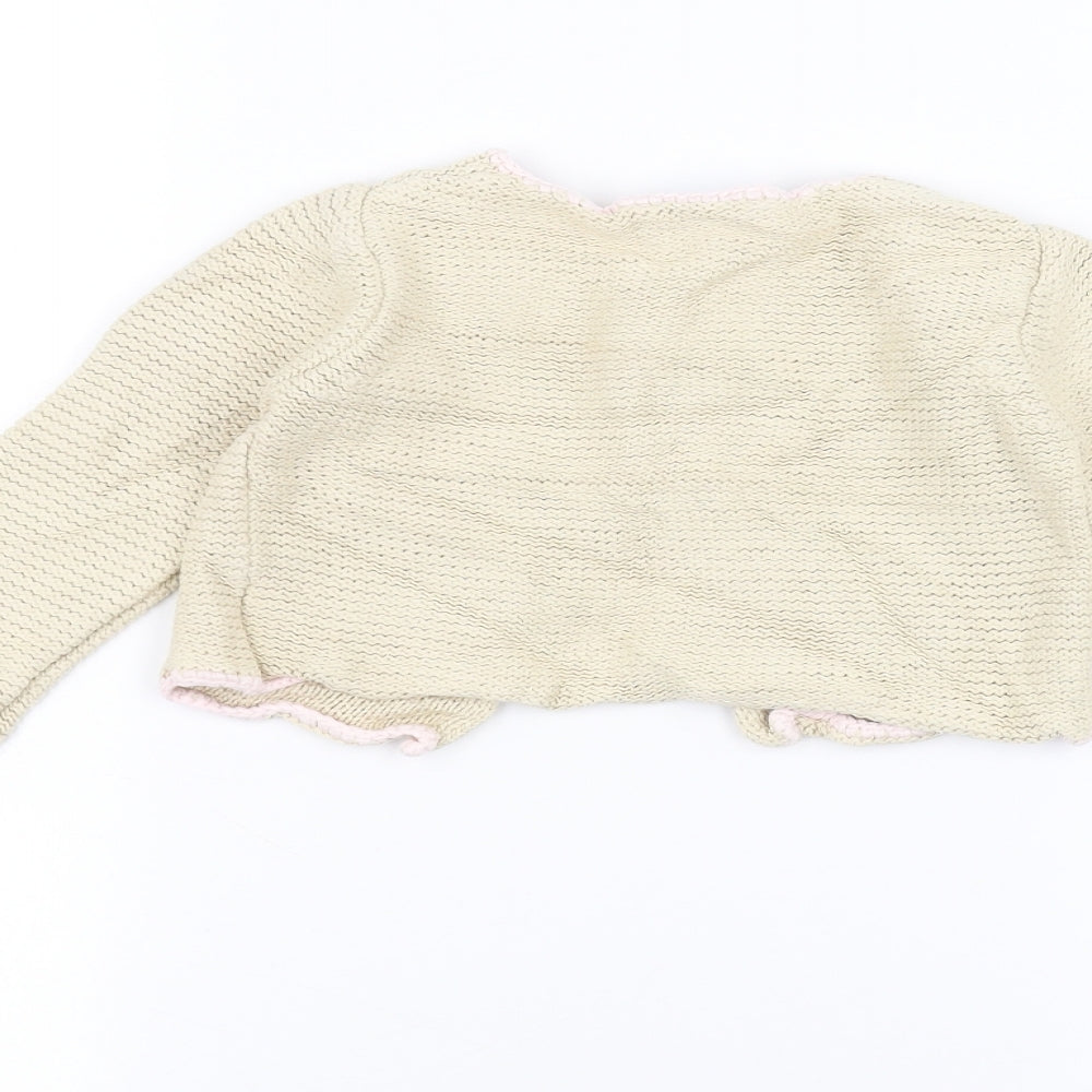 John Lewis Baby Brown Jacket Coatigan Size 12-18 Months