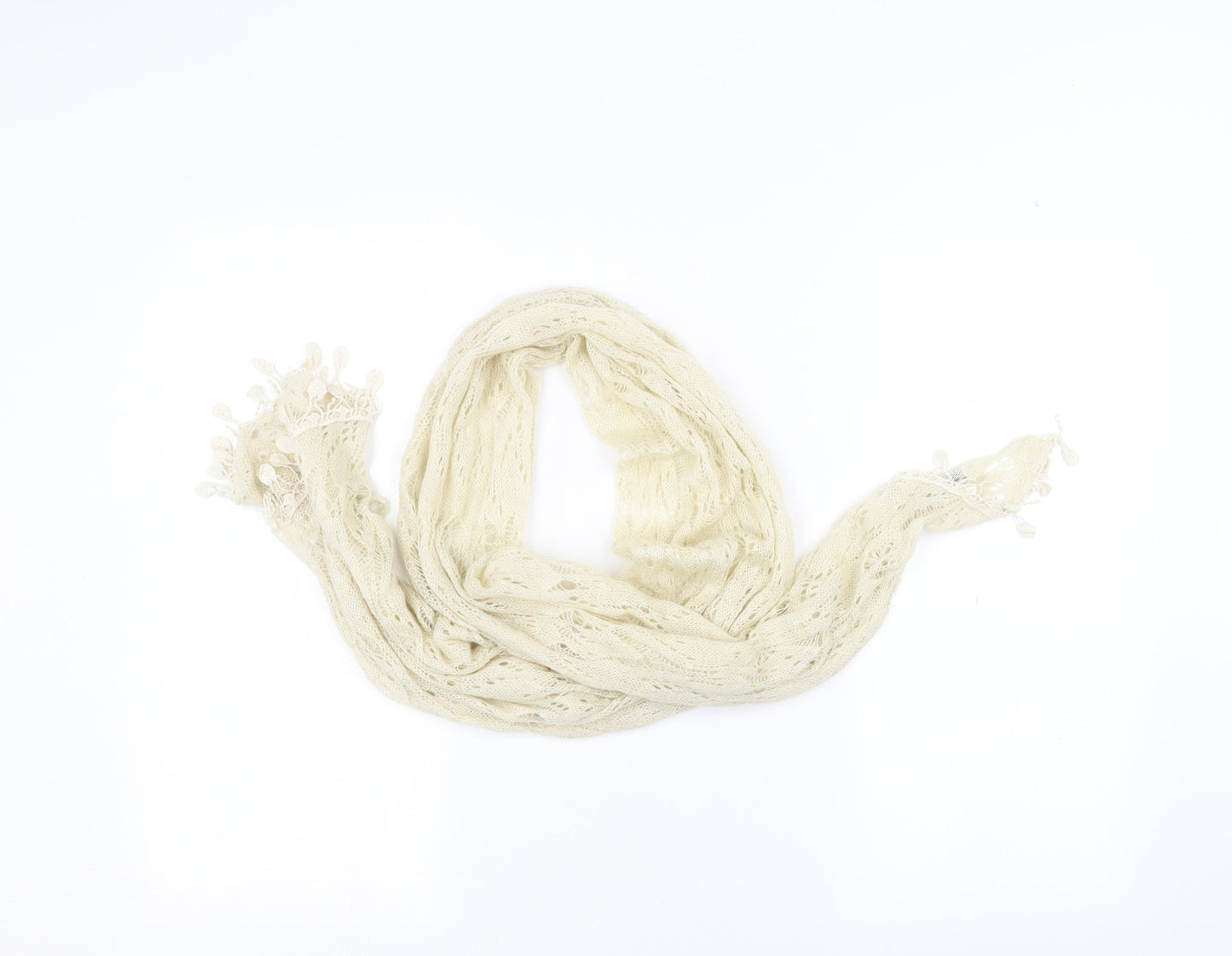 Preworn Womens White Scarf