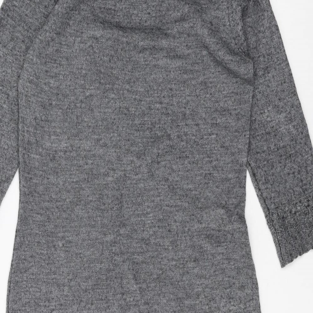Per Una Womens Grey Pullover Jumper Size 12