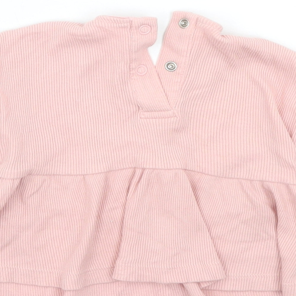 George Boys Pink Ringer Blouse Size 0-3 Months
