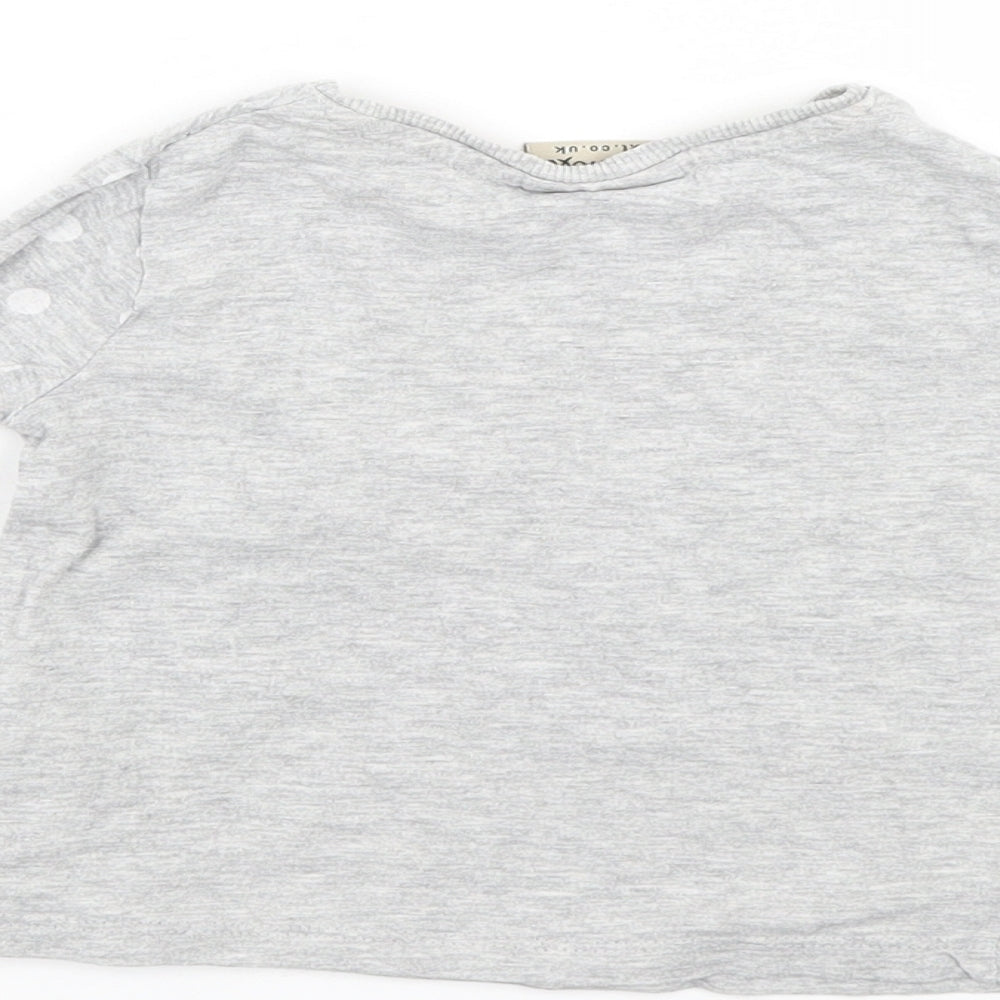 NEXT Girls Grey Pullover Jumper Size 9-12 Months