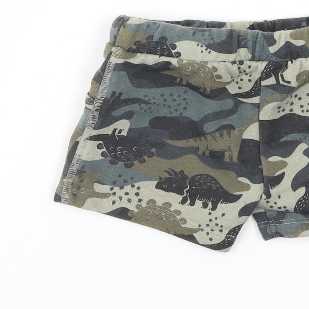 Fred & Flo Boys Multicoloured Camouflage Cropped Trousers Size 3-6 Months