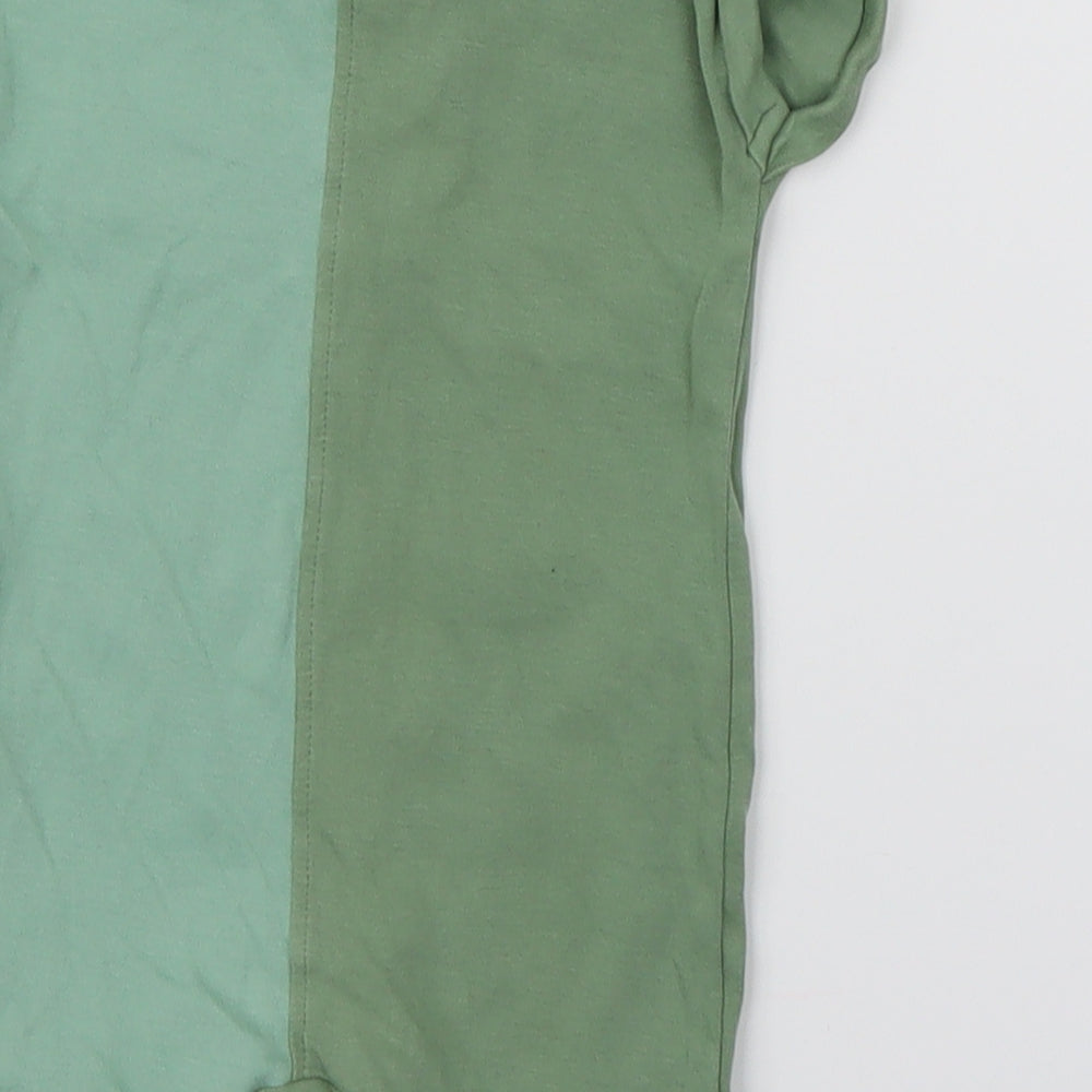 NEXT Green Striped Babygrow One-Piece Size 3-6 Months