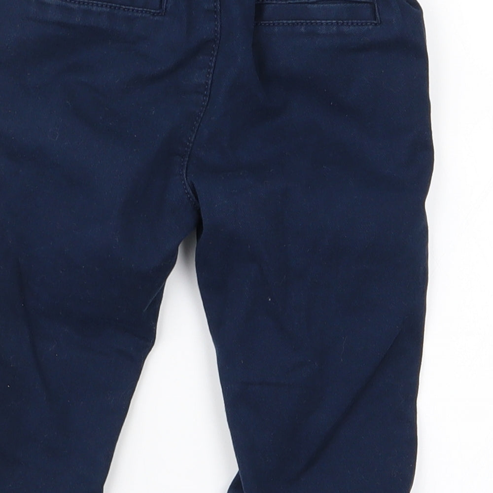 m&S Baby Blue Cargo Trousers Size 12 Months