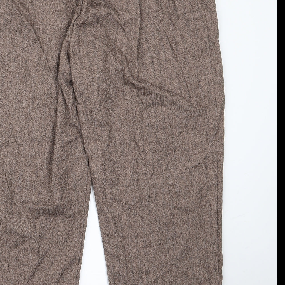 Autonomy Womens Brown Trousers Size 20 L21 in