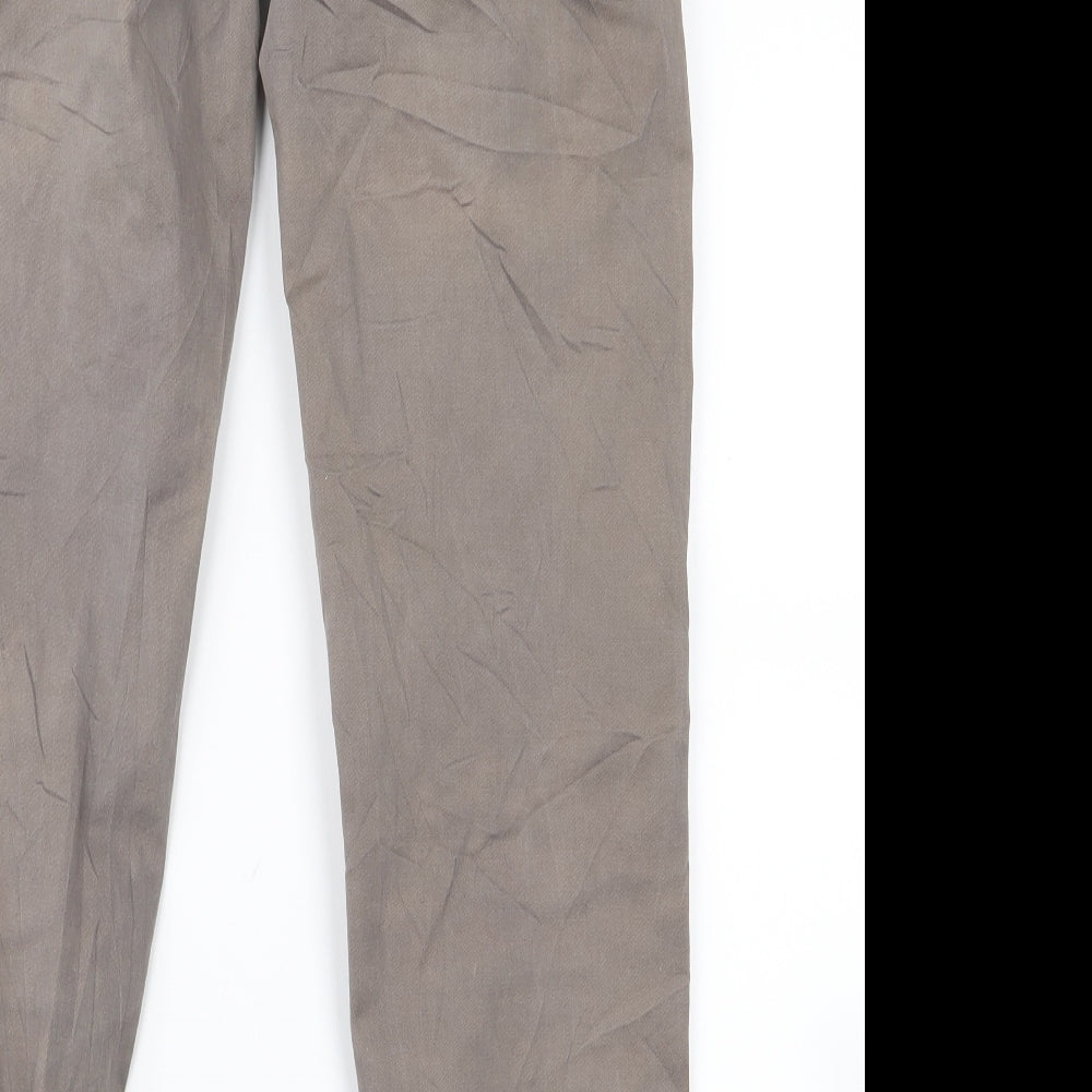 pimark Womens Brown Trousers Size 30 L23 in