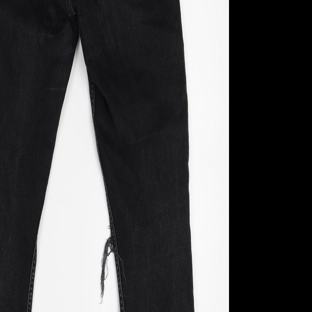 H&M Womens Black Skinny Jeans One Size L27 in