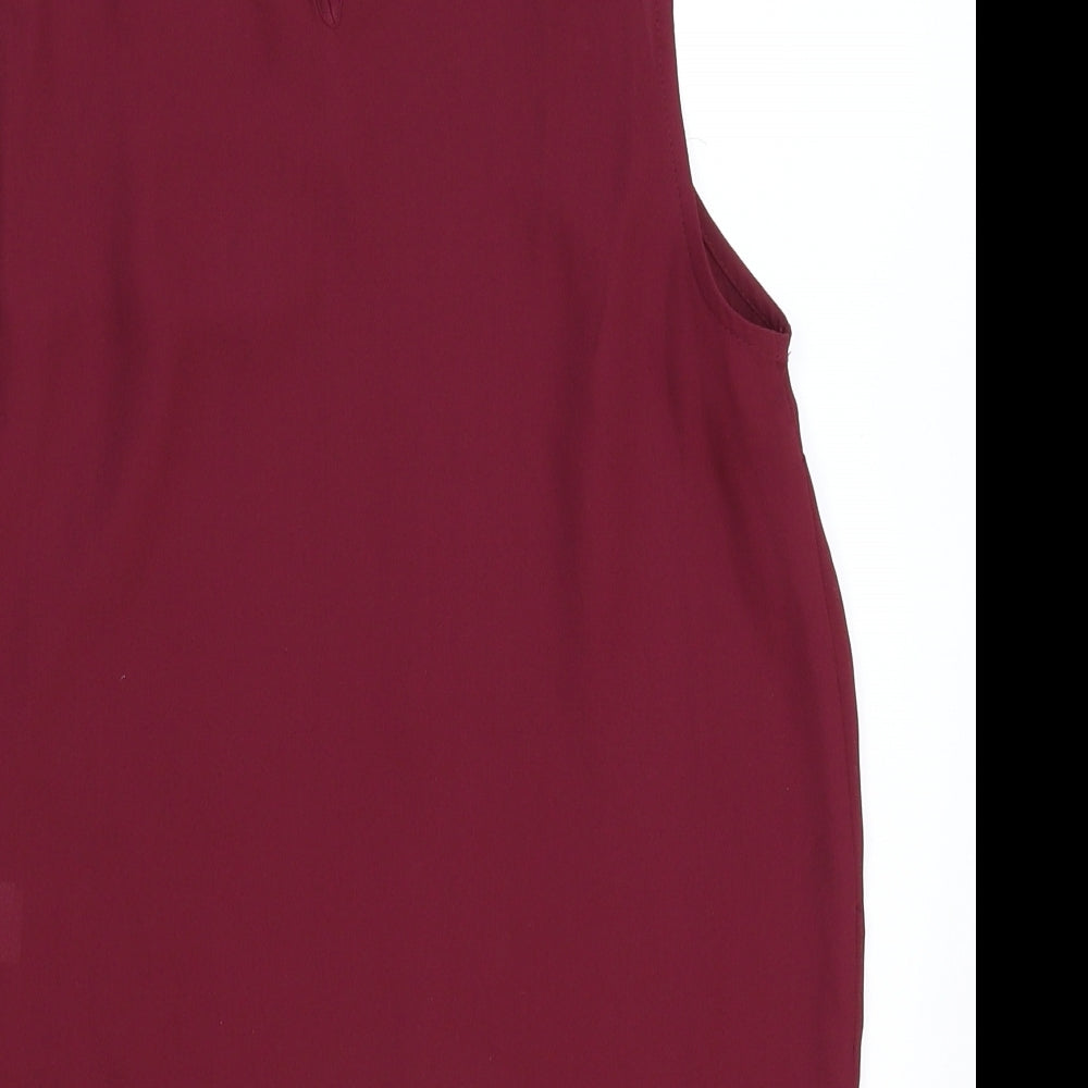 New Look Womens Purple Basic Tank Size 10