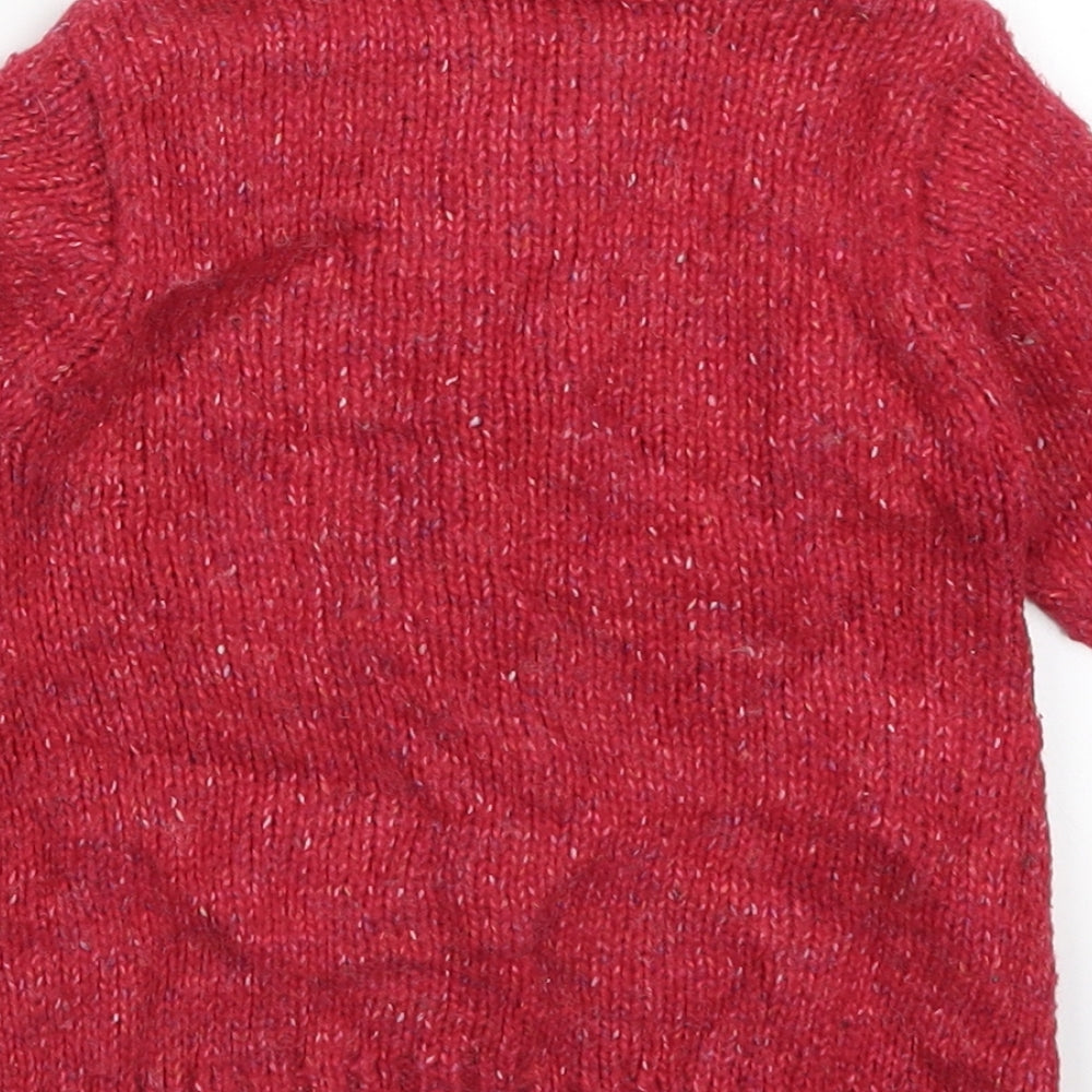Mini Mode Girls Pink Cardigan Jumper Size 0-3 Months