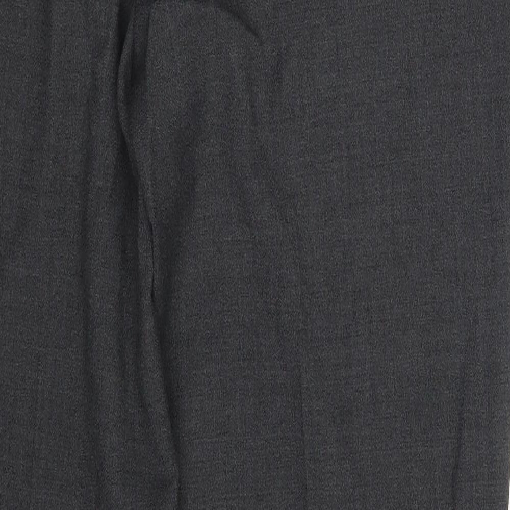 Michelle Womens Grey Trousers Size 12 L31 in