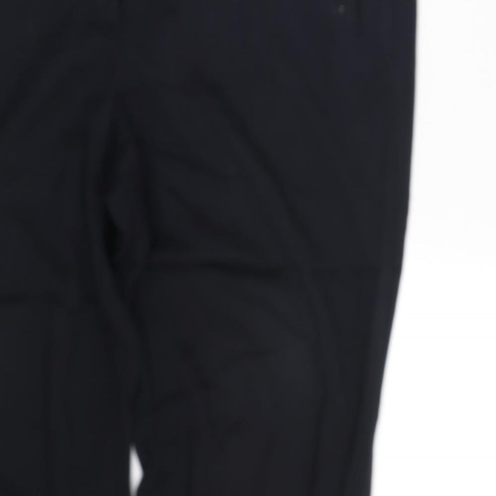 M&S Womens Blue Trousers Size 16 L26 in