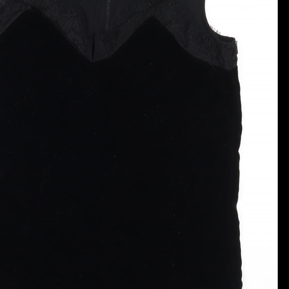 NEXT Womens Black Basic Blouse Size 6