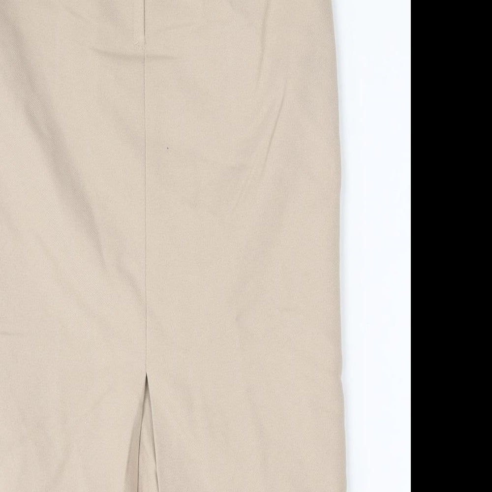 Preworn Womens Beige A-Line Skirt One Size