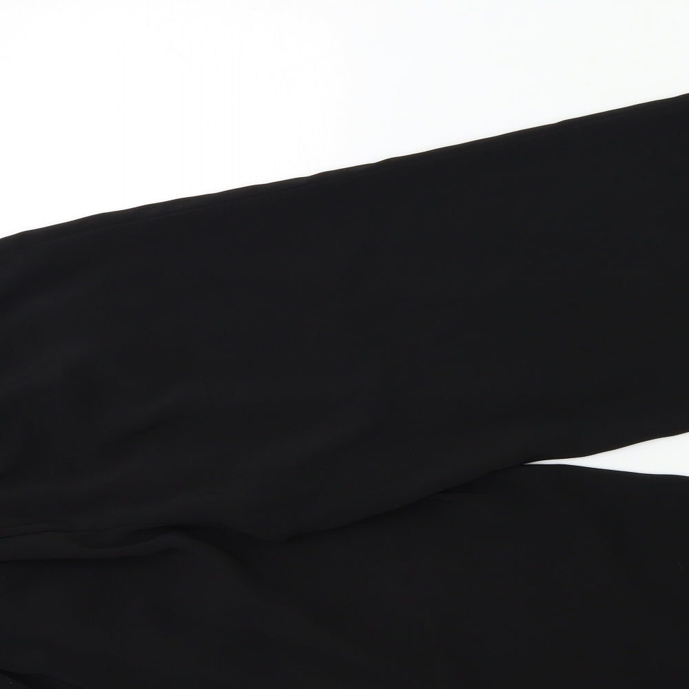 New Look Womens Black Trousers Size 6 L22 in