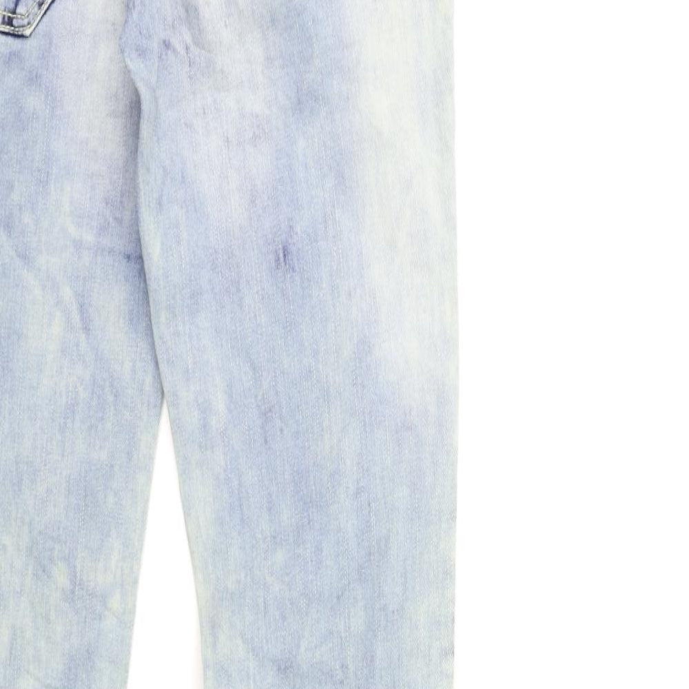 Multiblu Womens Blue Denim Skinny Jeans Size 36 in L34 in