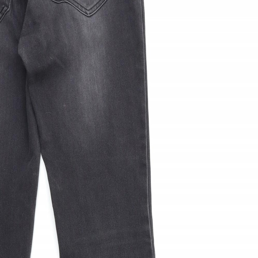 villa Womens Grey Denim Flared Jeans Size 28 in L31 in