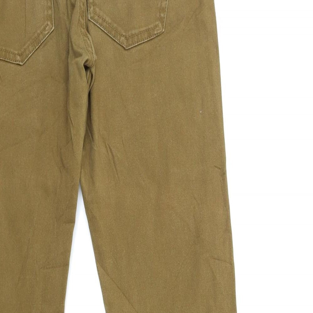Preworn Womens Brown Denim Skinny Jeans Size 28 in L29 in