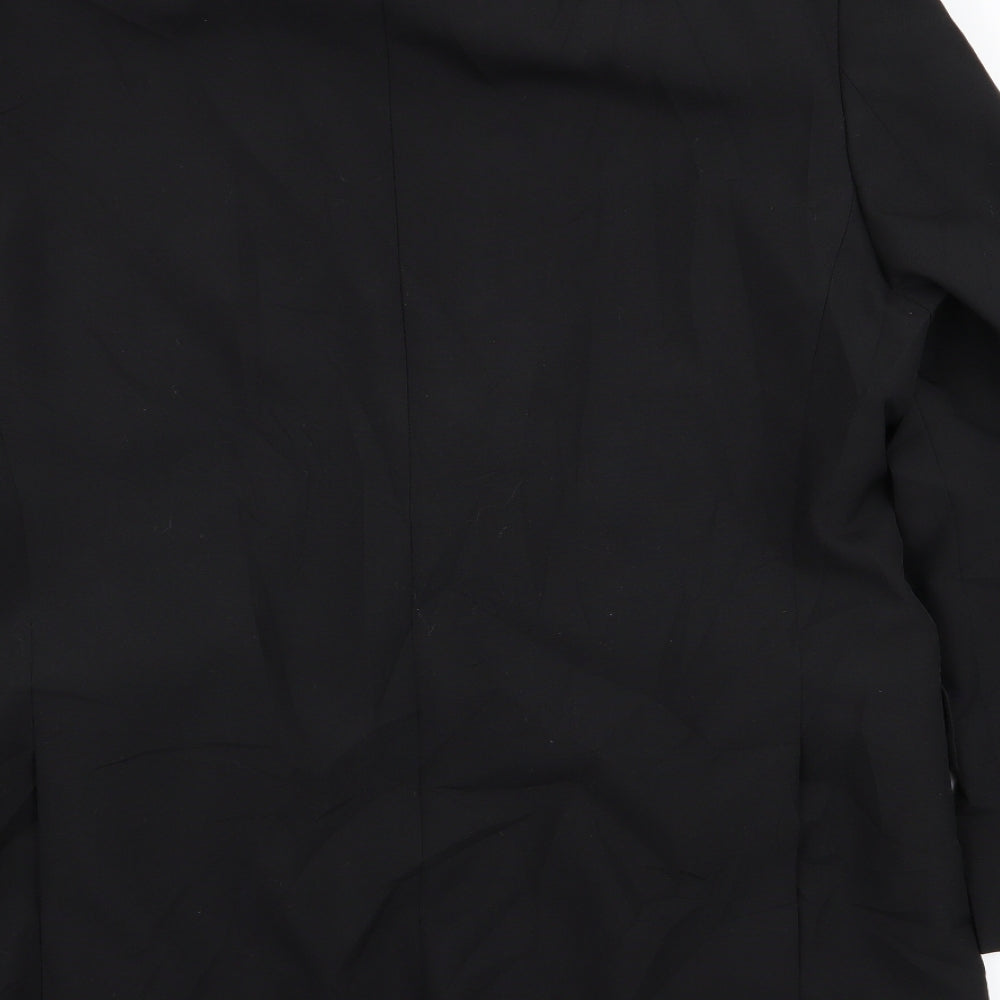 daniel drescott Mens Black Jacket Blazer Size 40