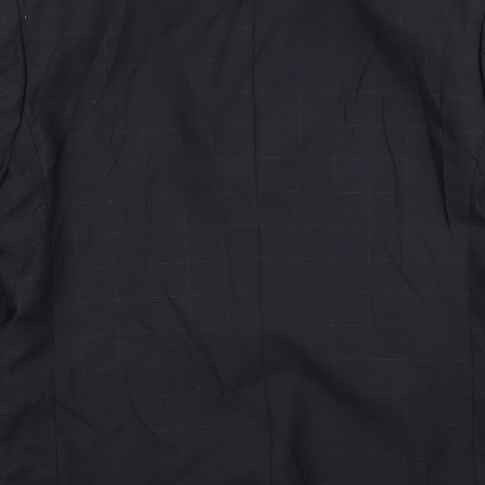 brook tavern Mens Blue Check Jacket Blazer Size 42