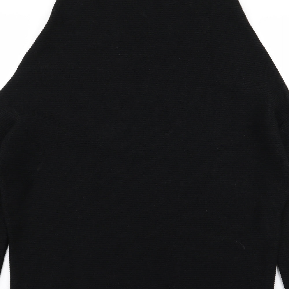 In the Style Womens Black Rayon Pullover Jumper Size M
