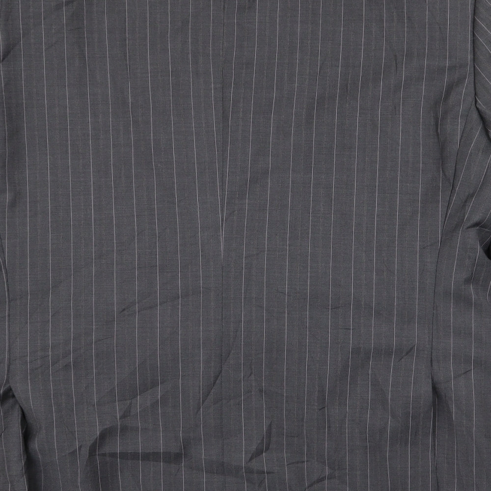 NEXT Mens Grey Striped Jacket Blazer Size 44