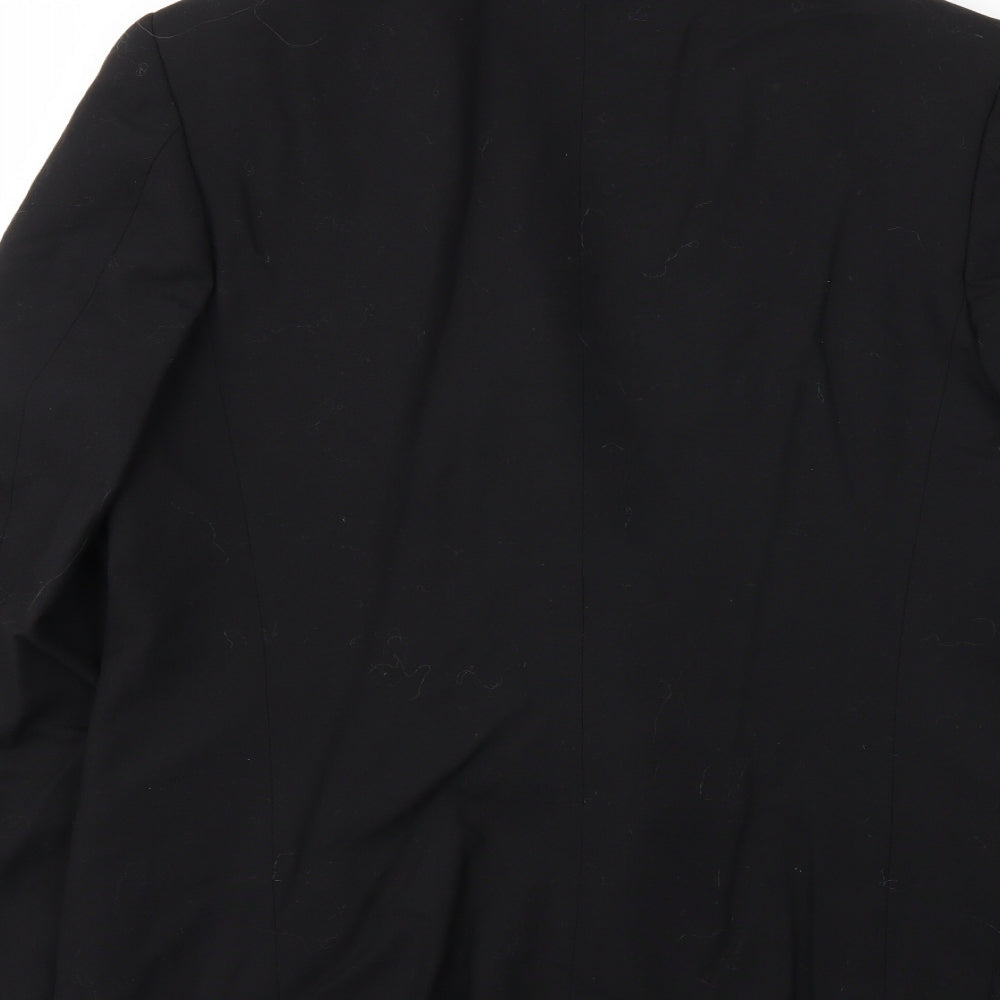 Lobo Mens Black Jacket Blazer Size 44