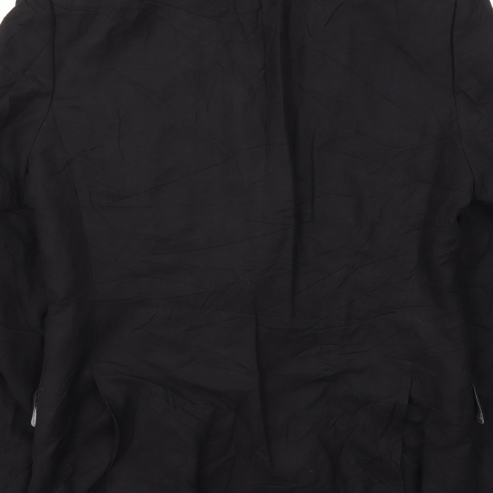 Preworn Mens Black Jacket Blazer Size 38