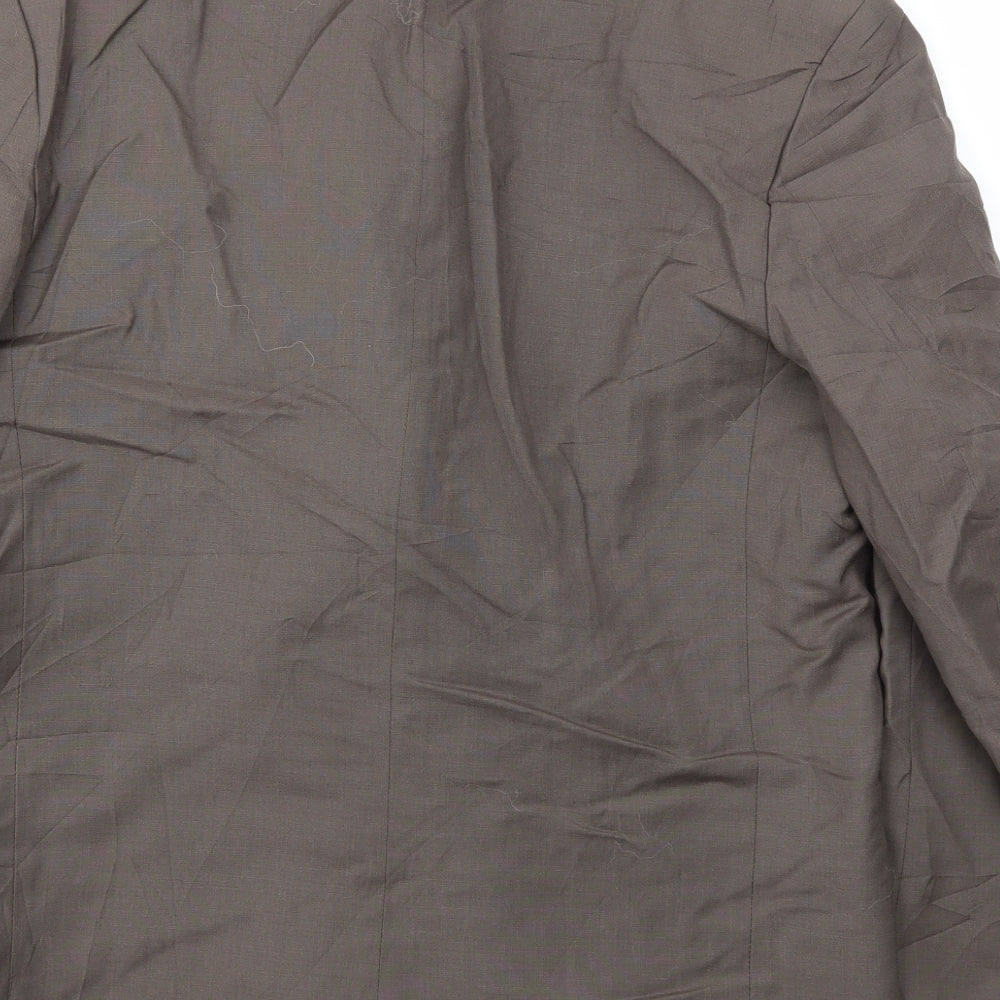 HAND GRADE Mens Brown Jacket Blazer Size 44