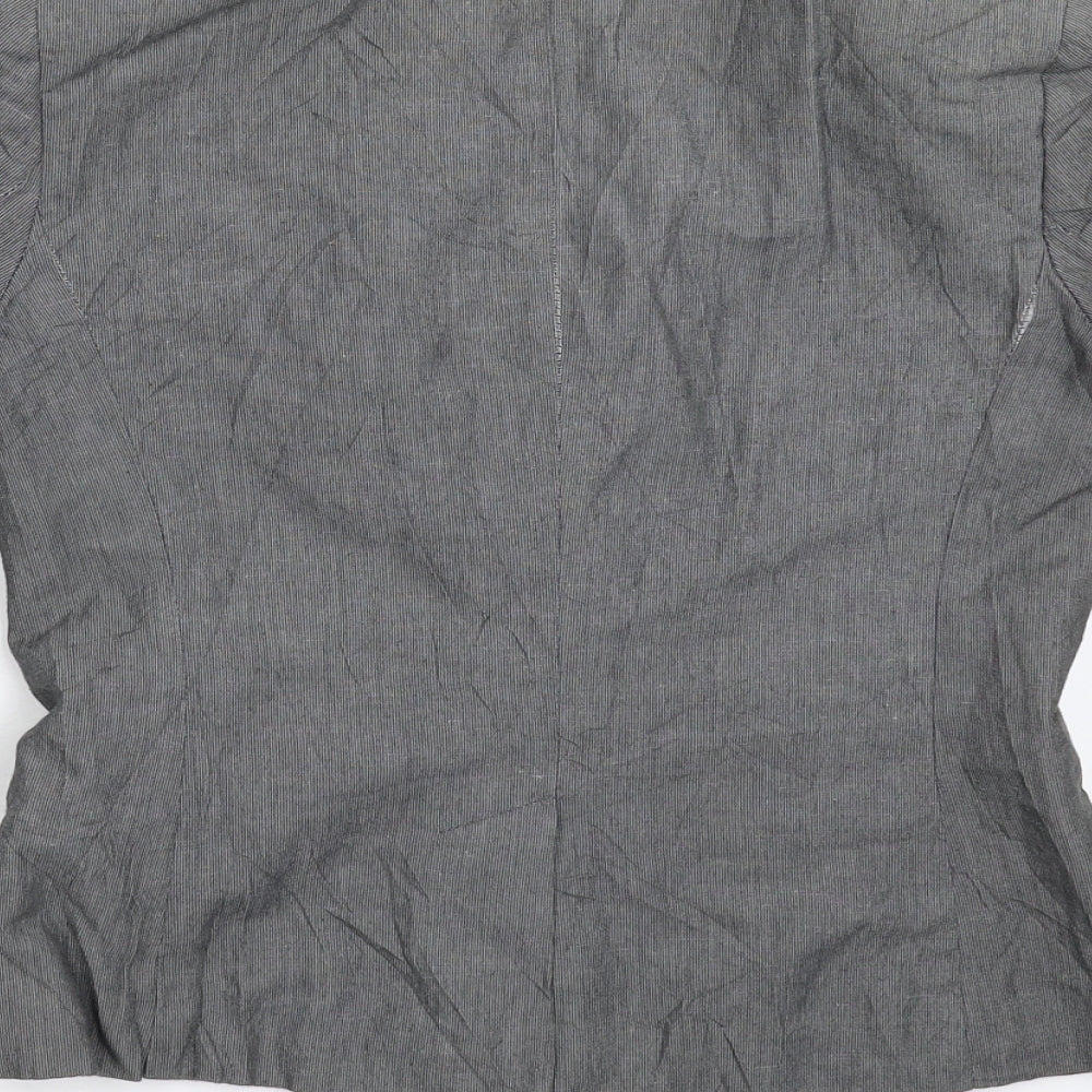 French Connection Womens Grey Jacket Blazer Size 6